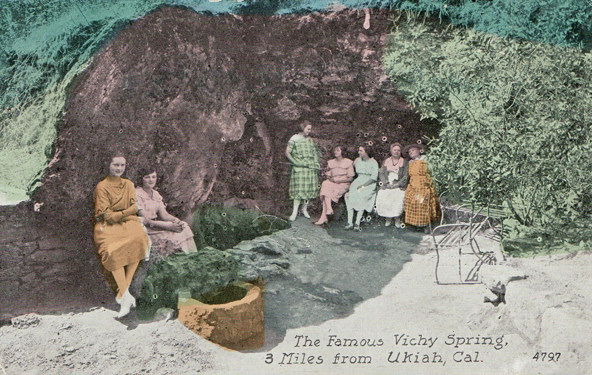 At-the-Vichy-Spring-for-a-drink-1920 and Vichy Springs Resort | Ukiah, CA